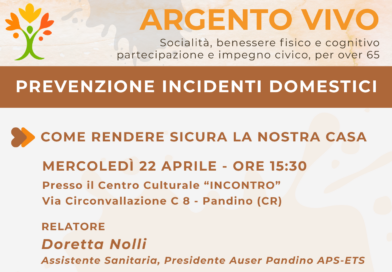 Prevenzione Incidenti Domestici – 22/04/2026 Pandino